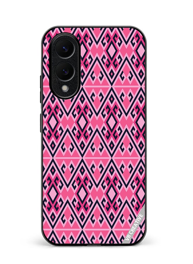 Protective Case Cover For Samsung Galaxy S25 Edge Strips Design Multicolour