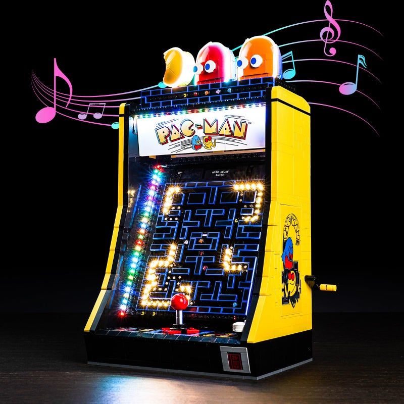 Hilighting Upgraded Led Light Kit Compatible with Lego Icons PACMan Arcade Building Blocks Model Music Version Compatible with Lego 10323Model Not Included - Image 3