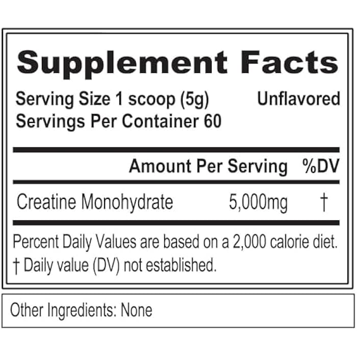 Evlution Nutrition Creatine 5000 - Supports Faster Recovery, Lean Muscle Growth & Performance - Pre & Post Workout Powder - 5000mg Pure Creatine Monohydrate Per Serving - 60 Servings - Unflavored - Image 2