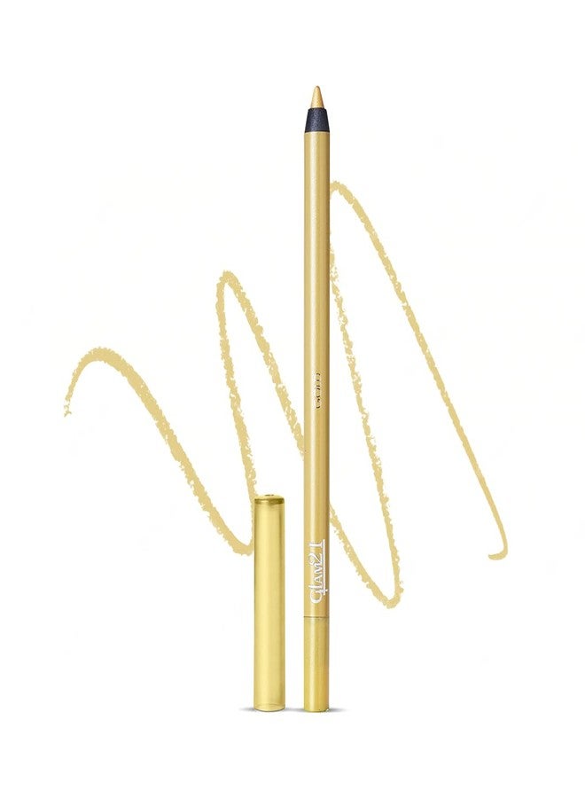 جلام 21 كحل جلام 21 عالي التأثير يدوم طويلاً مع مبراة | لون غني يدوم طويلاً | ذهبي - Image 1