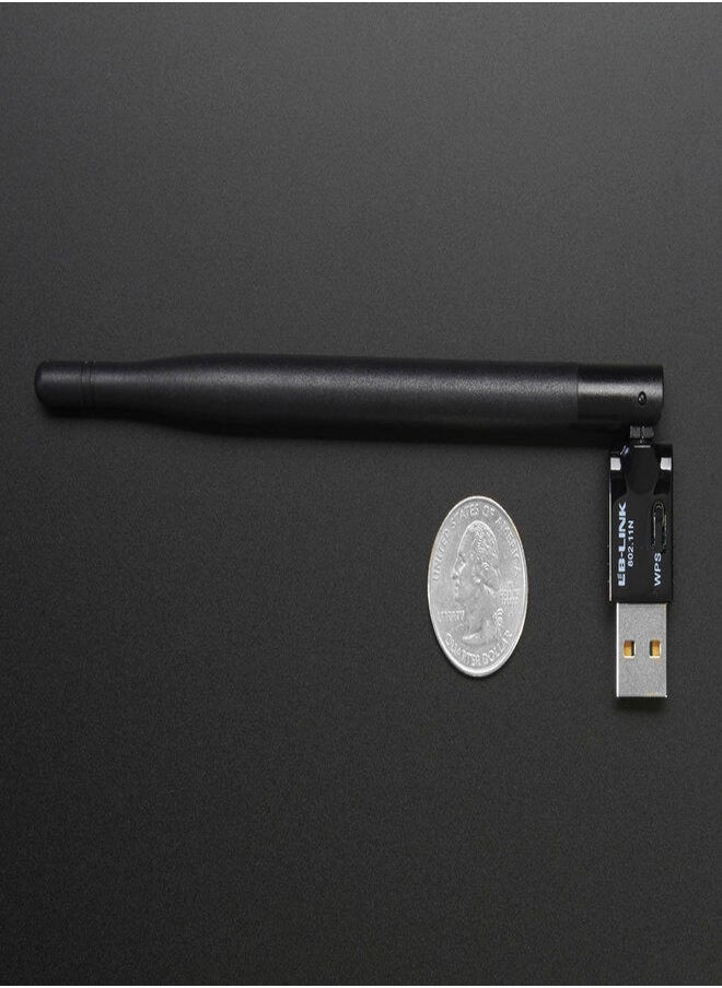 LB-LINK - USB WiFi (802.11b-g-n) Module with Antenna for Raspberry Pi - Image 1