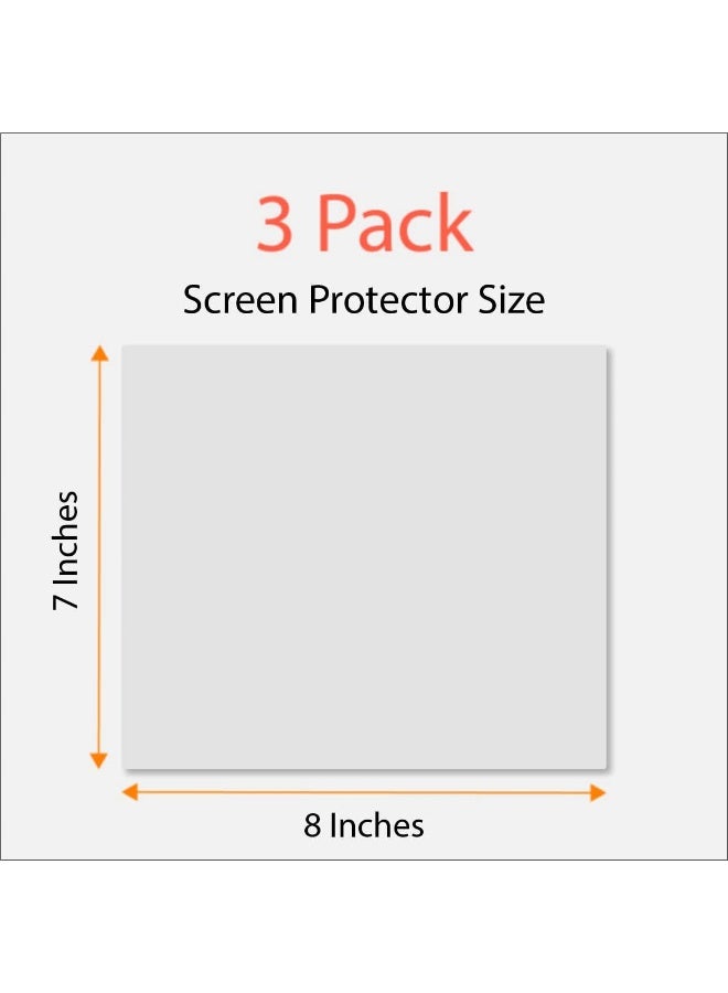 EZ-Pro Screen Protector Universal Trimmable for all Scion Navigation (3-Pack), Anti-glare and Anti Finger Print, 8 x 7 inches - Image 3