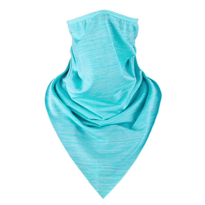 Summer Ice Silk Triangle Scarf Face Mask Sun-Protective Mask Outdoor Cycling Ultraviolet-proof Neckerchief  Versatile Breathable   Neck Sleeve  Anti-Dust and Anti-Droplet Neck Scarf - Image 1