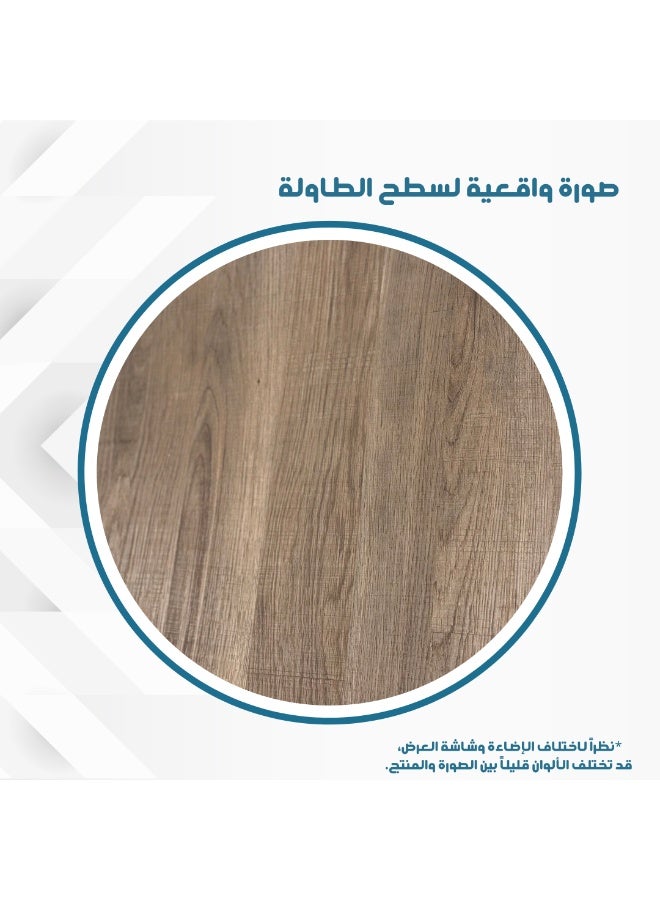 بكسل للأثاث طاولة جانبية من بكسل الأثاث مربعة لتقديم الضيافة أو كطاولة زاوية، طاولة بقواعد معدنية صلبة - Image 4