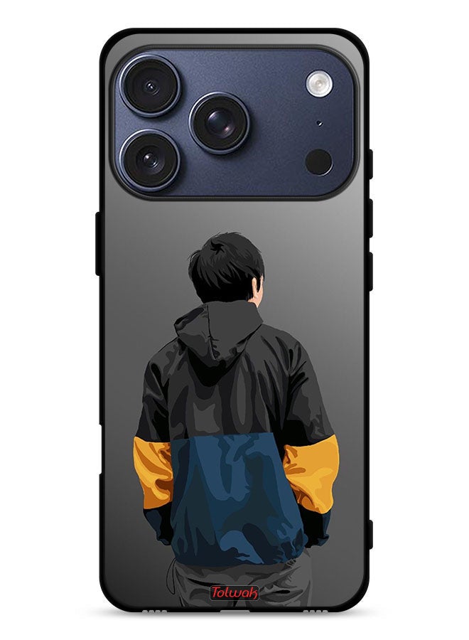 Tolwak Apple iPhone 17 Pro Protective Case Cover Boy Portrait Art - Image 1