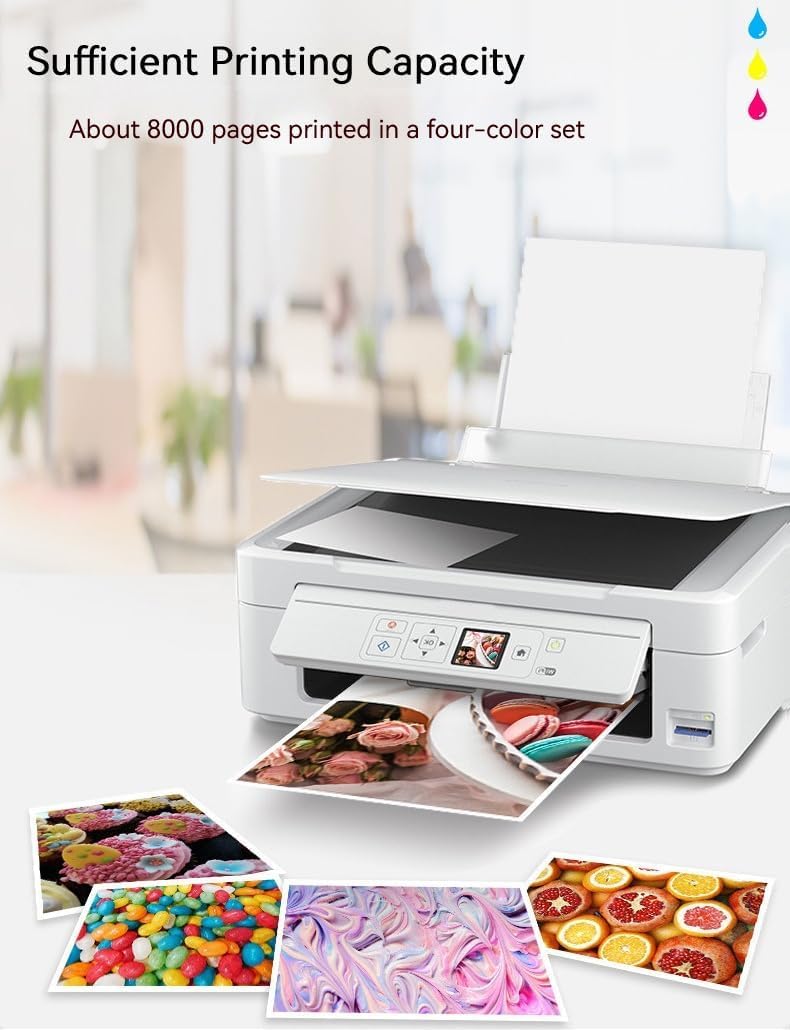 طقم إعادة تعبئة الحبر متوافق مع طابعة HP خزان الحبر 319 410 419 HP 61 60 62 63 564 920 901 902 932 933 934 940 950 951 952 94 95 96 4 ألوان - Image 4