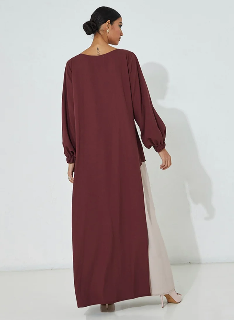 Rosette Abaya Ruffles abaya