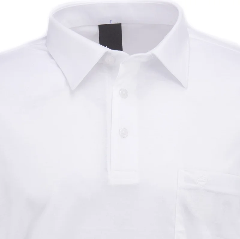Oppland Men's Shirt Collar Pocket Short Sleeve Normal Cut Full Pattern Premium Cotton Fabric T-Shirt