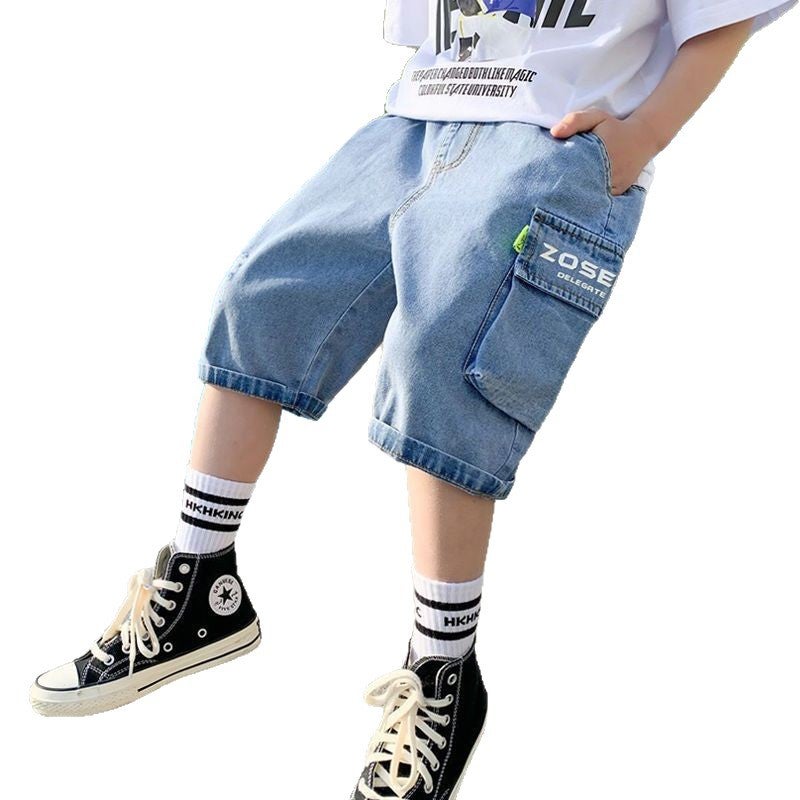 Boys Summer Denim Shorts - Image 5