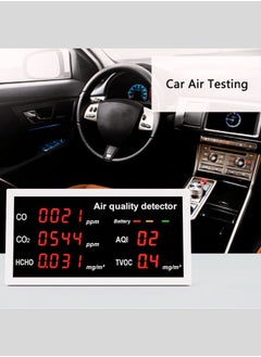 Generic 5in1 Air Quality Tester, CO2, AQI, HCHO, and TVOC Detector, Portable Indoor Air Quality Meter for Home, Car, Baby Room  - Image 4