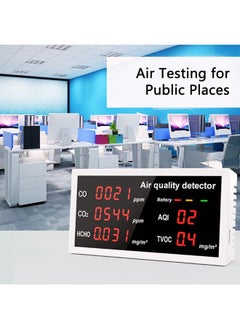 Generic 5in1 Air Quality Tester, CO2, AQI, HCHO, and TVOC Detector, Portable Indoor Air Quality Meter for Home, Car, Baby Room  - Image 5