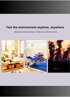 Generic 5in1 Air Quality Tester, CO2, AQI, HCHO, and TVOC Detector, Portable Indoor Air Quality Meter for Home, Car, Baby Room  - Image 3