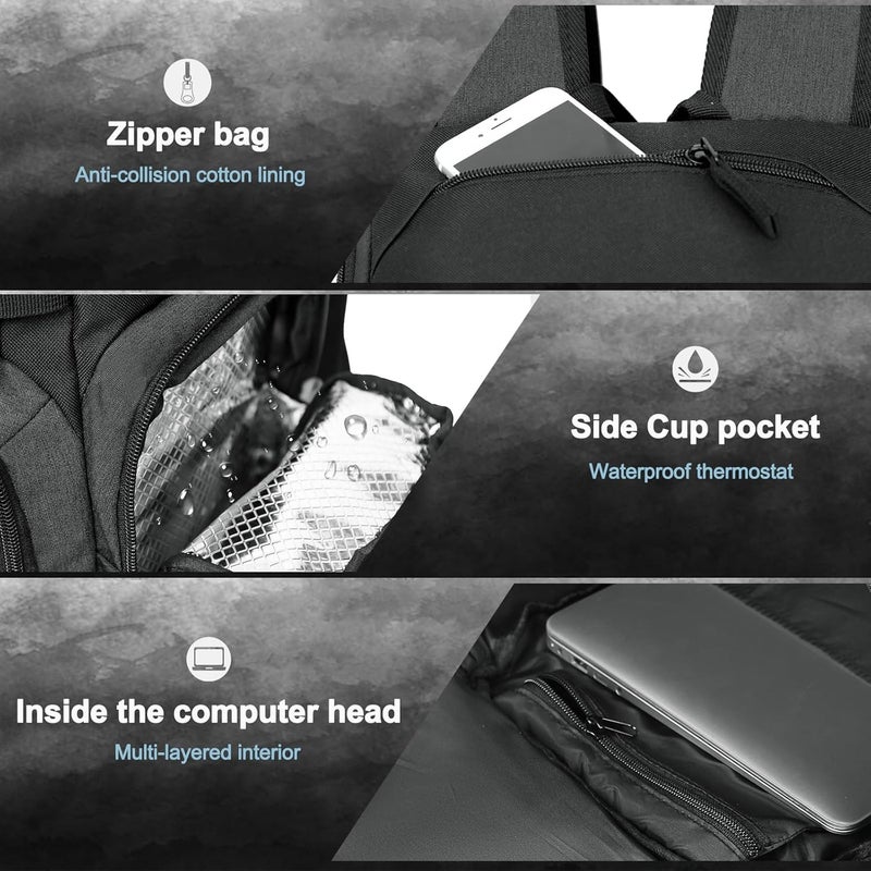 LARIPOP Basketball Backpack Large Sports Bag, Gym Bag with Ball Compartment and Shoe Compartment to Store Sports Shoes Water Bottles Laptops and Daily Necessities, Widely Used in Basketball, Soccer - Image 3