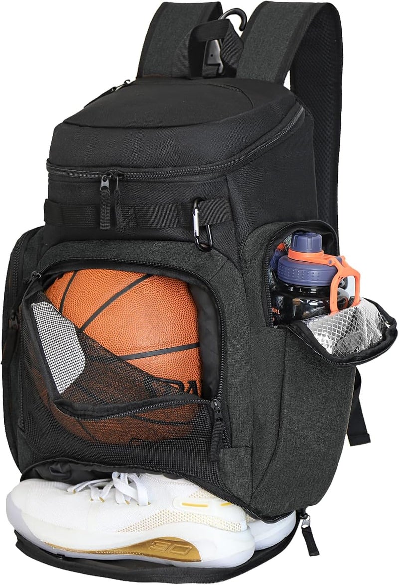 LARIPOP Basketball Backpack Large Sports Bag, Gym Bag with Ball Compartment and Shoe Compartment to Store Sports Shoes Water Bottles Laptops and Daily Necessities, Widely Used in Basketball, Soccer - Image 1