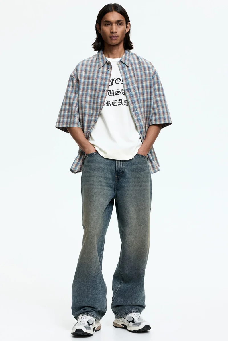 H&M  Loose Fit Printed vest top for Men | Best Price UAE