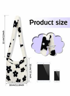 Y&D Plush Underarm Bag, Ladies Fluffy Shoulder Women Y2K Furry Purse Tote Bag for Autumn and Winter  - Image 2