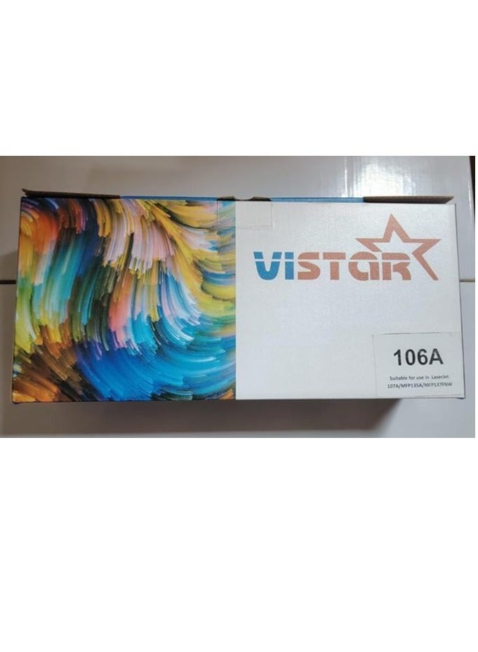 Vistara Vistar 106a Black Compatible Toner Cartridge Replacement for HP 106A W1106A Work for HP laser MFP 135a 135w 135r 137fnw HP laser 107a 107w 107r printer - Image 2