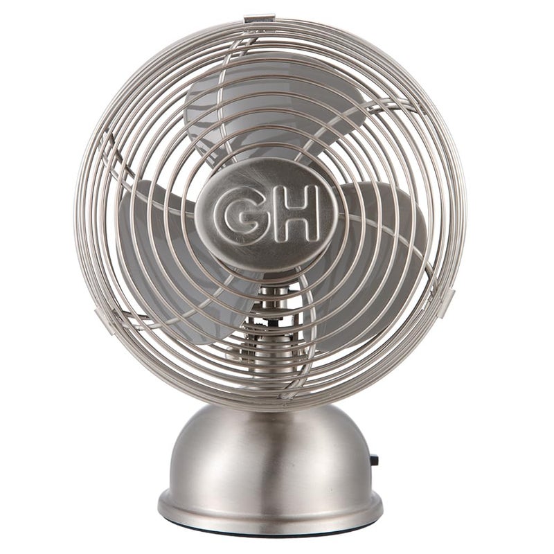 Good Housekeeping 92512 AllMetal USBPowered 5 Oscillating Personal Fan Brushed Nickel - Image 2