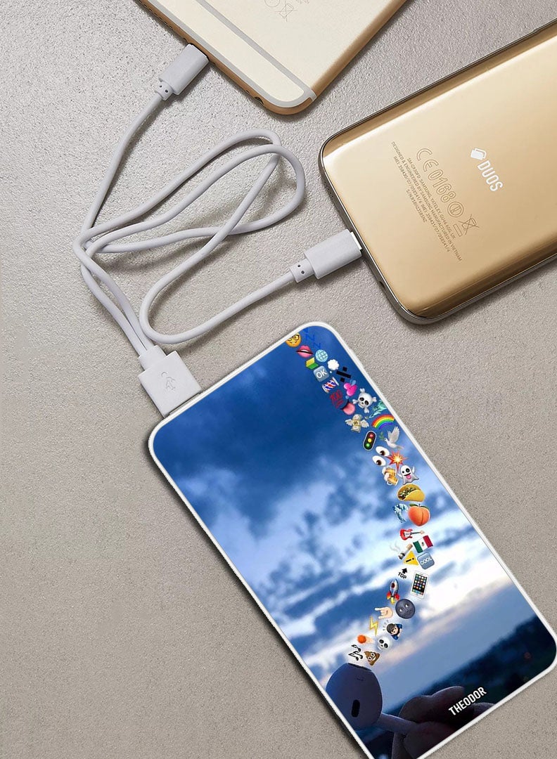 Theodor 10,000 mAh Super Fast Charging Ultra Compact Power Bank with Quick Charge & Power Delivery, Portable Charger For iPhone and Android Handfree - Image 2