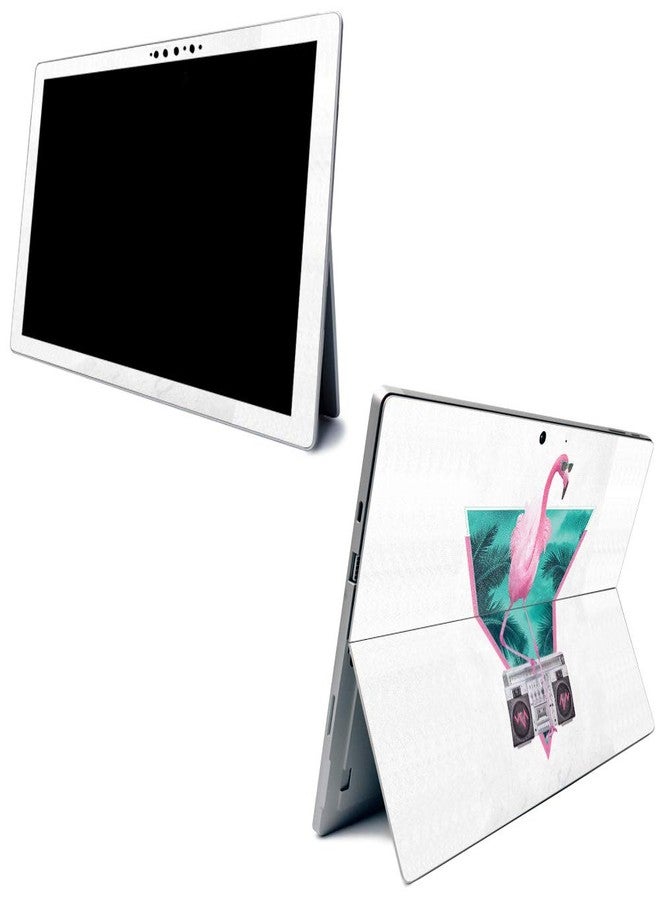 MIGHTY SKINS MightySkins Skin for Microsoft Surface Pro 7 - Miami Flamingo | Protective, Durable, and Unique Vinyl Decal Wrap Cover | Easy to Apply, Remove, and Change Styles | Made in The USA - Image 1