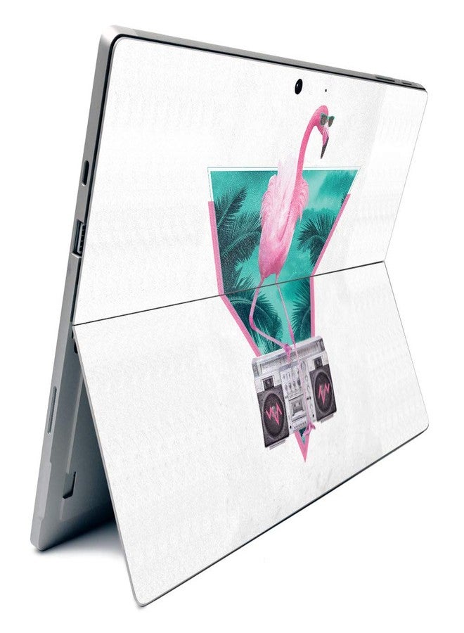 MIGHTY SKINS MightySkins Skin for Microsoft Surface Pro 7 - Miami Flamingo | Protective, Durable, and Unique Vinyl Decal Wrap Cover | Easy to Apply, Remove, and Change Styles | Made in The USA - Image 2