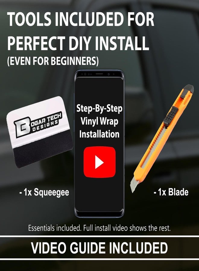 BOGAR TECH DESIGNS for GMC Yukon 2021-2025 Lower Side Chrome Delete Overlay, Gloss Black - Image 4