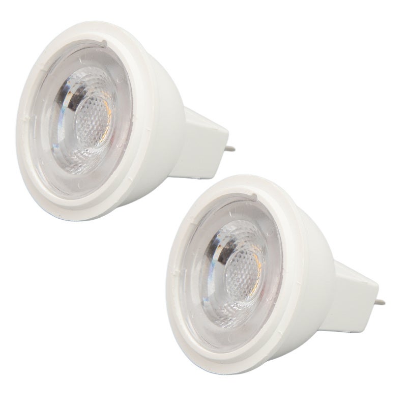 أصابيح LED MR11 300 لومنز زاوية إضاءة 36 درجة جهد تيار متردد 12 فولت - أصابيح إضاءة موجزة مصنوعة من مادة الألومنيوم المغطى ببلاستيك مقاوم للتآكل ومادة PC لإنارة المناظر الطبيعية والمناطق التجارية والمسكنات - Image 4
