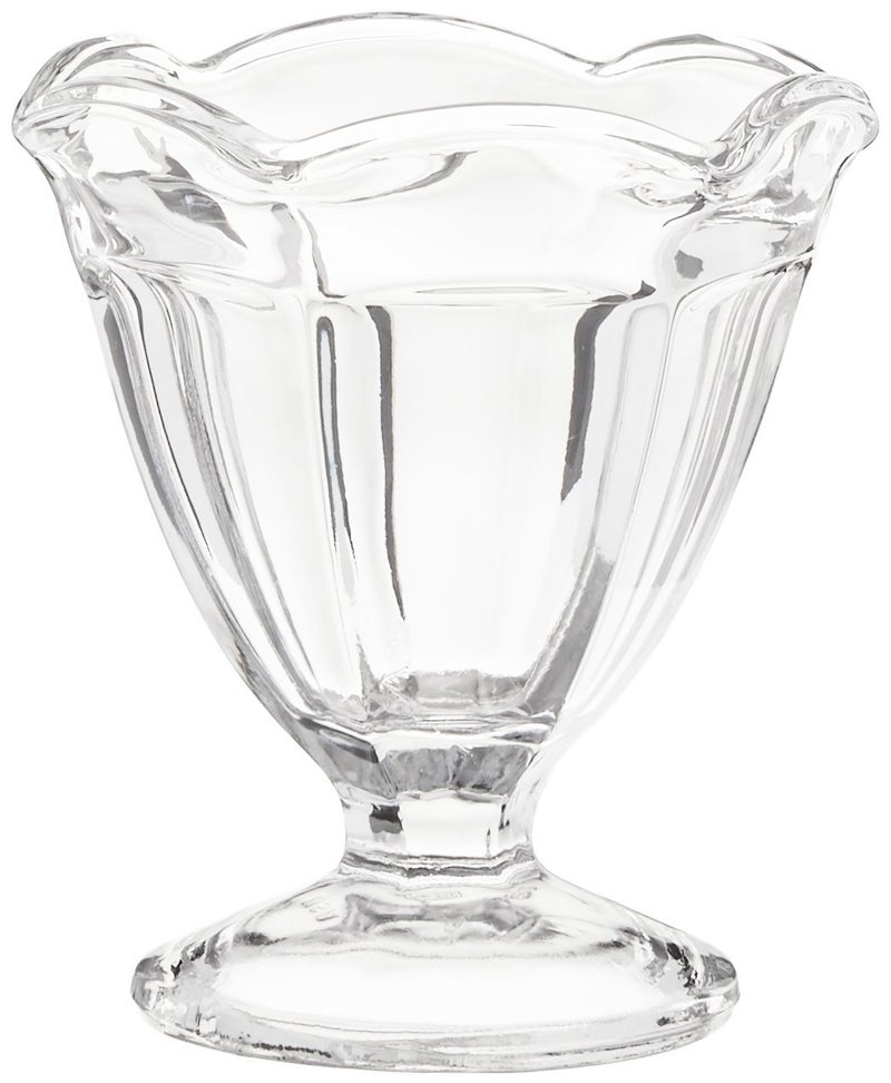 Anchor Hocking Footed SherbetDessert Dish Glass 45Ounce