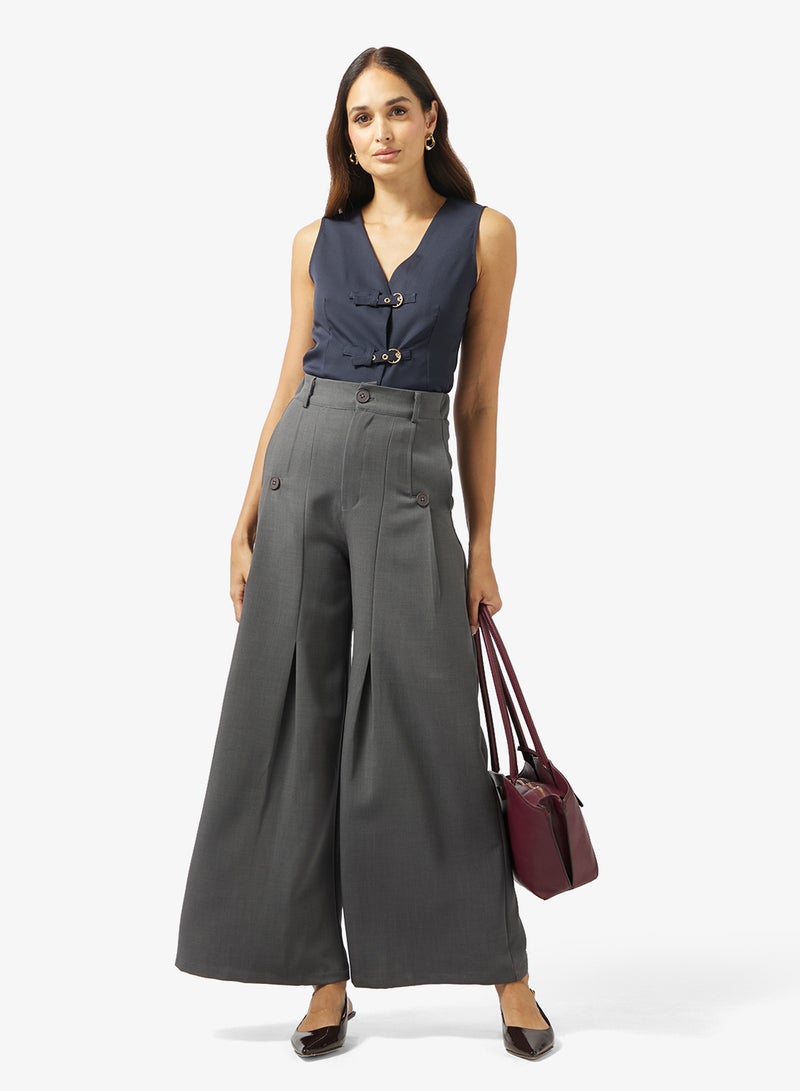 ELLA Wide Leg Trouser - Image 2