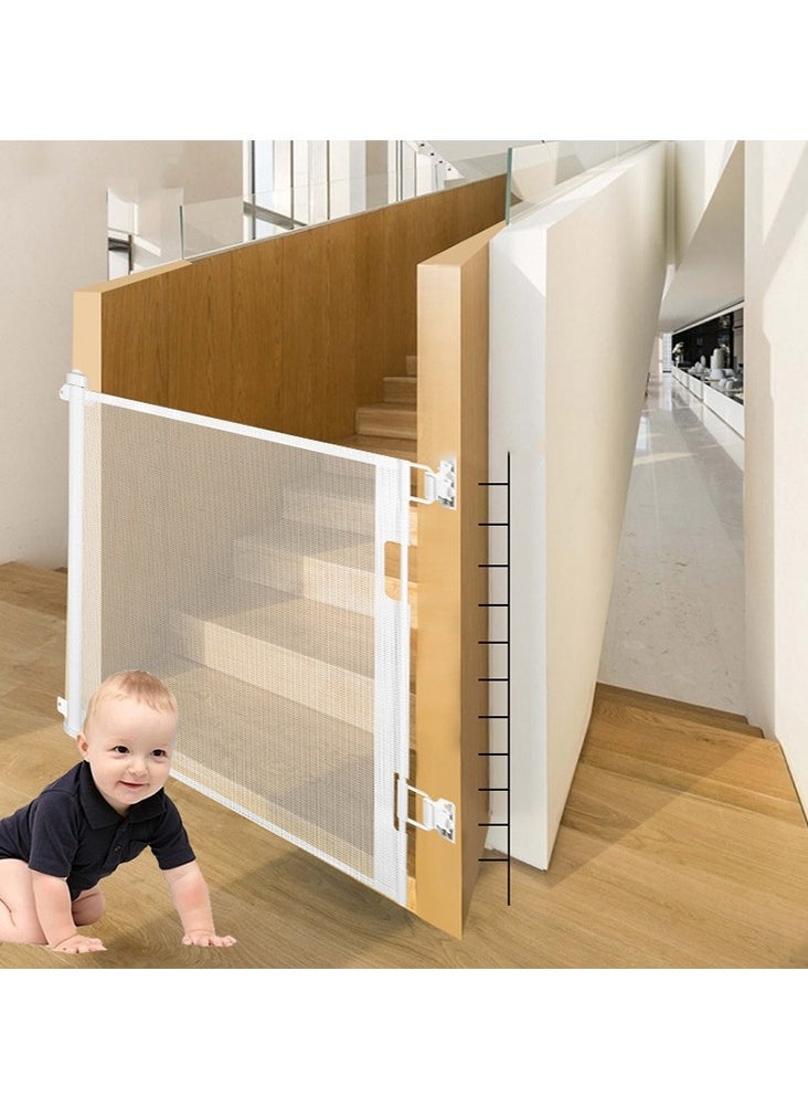 Generic Stairway Automatic Retractable Gate Fences Children'S Fences Pet Fences Protective Fences Baby Safety Gates Protective Gates (180*86cm)  - Image 4