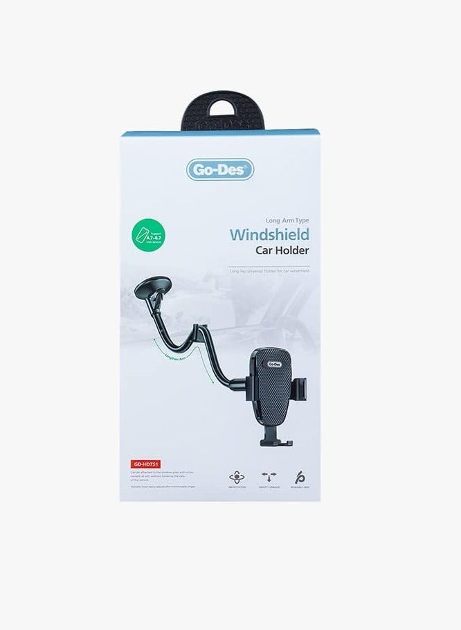 ELTRAZONE Windshield Phone Holder Mount – Secure and Versatile Car Mount for Hands-Free Driving - Image 4