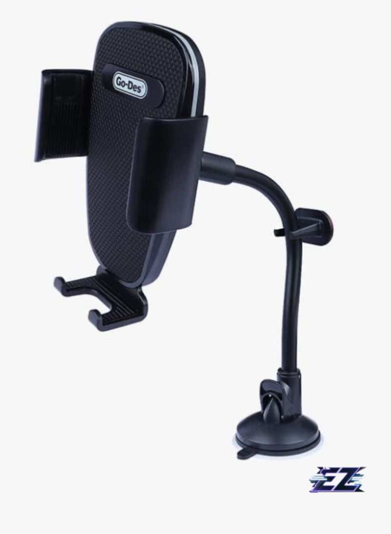 ELTRAZONE Windshield Phone Holder Mount – Secure and Versatile Car Mount for Hands-Free Driving - Image 1