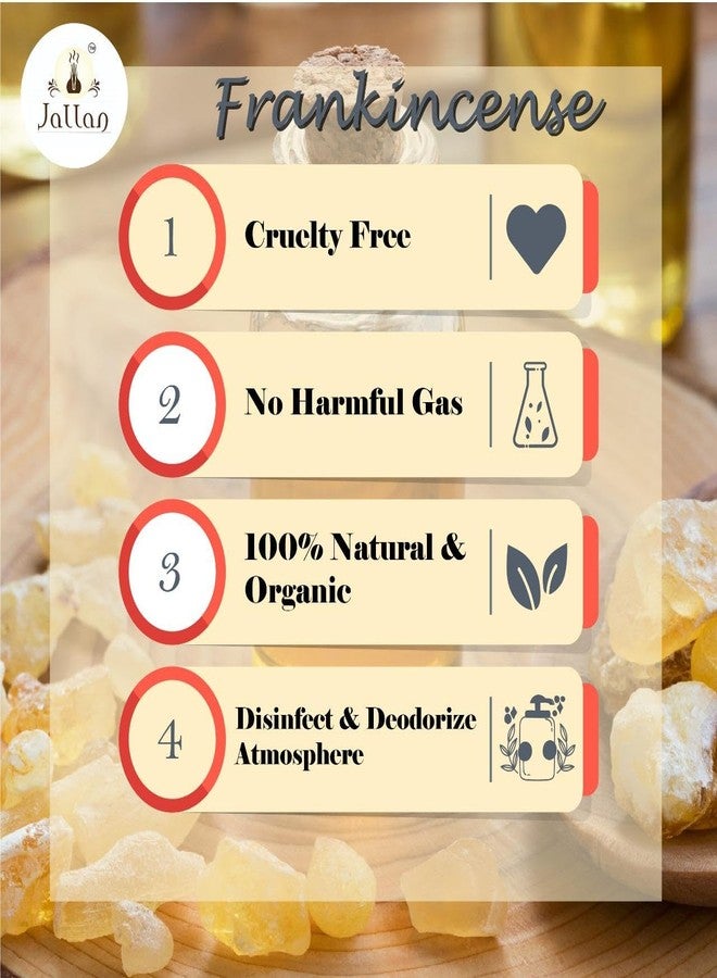 Jallan Pure Frankincense Resin| Monastery Incense| 100% Pure Boswellia Resins| Frankincense Tears| Kunthirikkam| 100gm Pack| Pack of 2 - Image 2