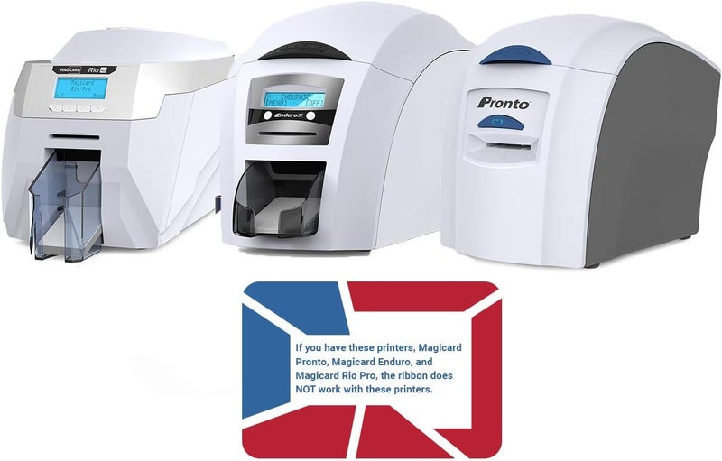 Bodno 2 x Magicard 600 Printer MB300YMCKO Color Ribbon  YMCKO  300 Prints Software Demo Card - Image 5