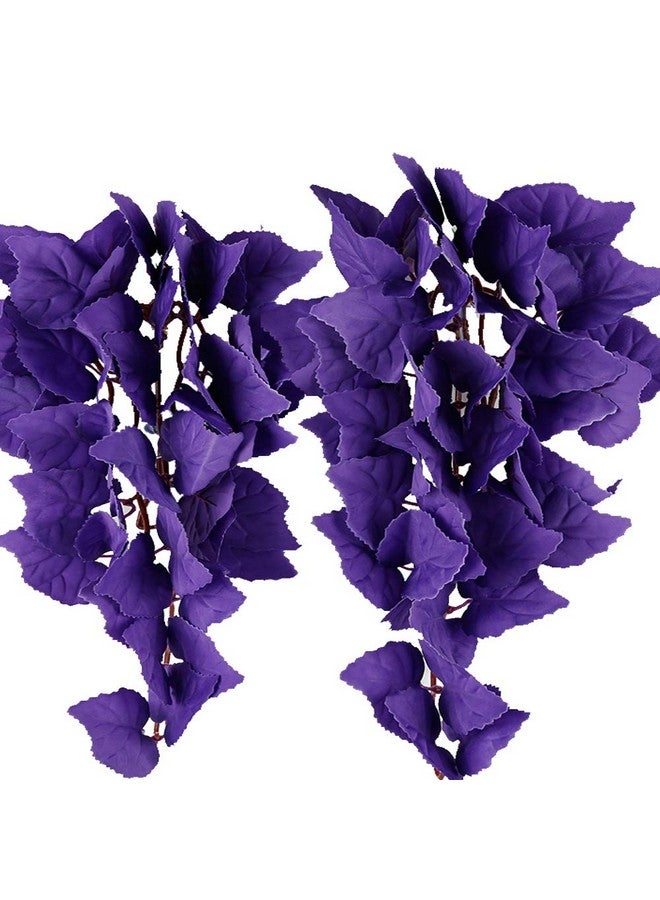 FiveBull Reptile Plants, 2 Pieces Hanging Silk Terrarium Plant with Suction Cup for Bearded Dragons Lizards Geckos Snake Pet, Decorations Terrariums Pet Supply of Reptile & Amphibian Habitat Plants - Image 1