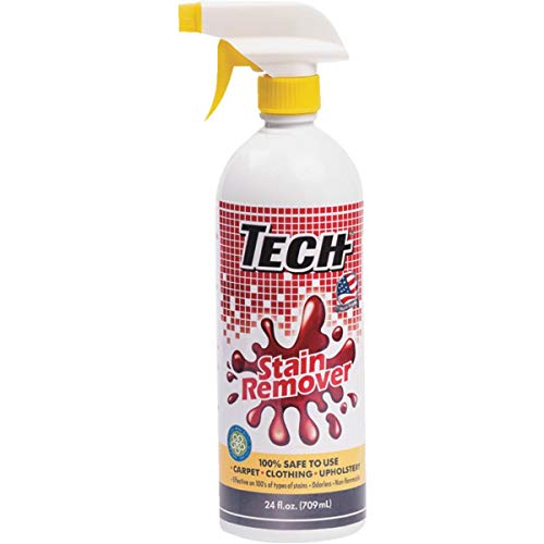 TECH Stain Remover, 24 oz Spray Bottle, 1 Pack, for Carpet, Clothes, Upholstery, and Other Fabrics - Image 1