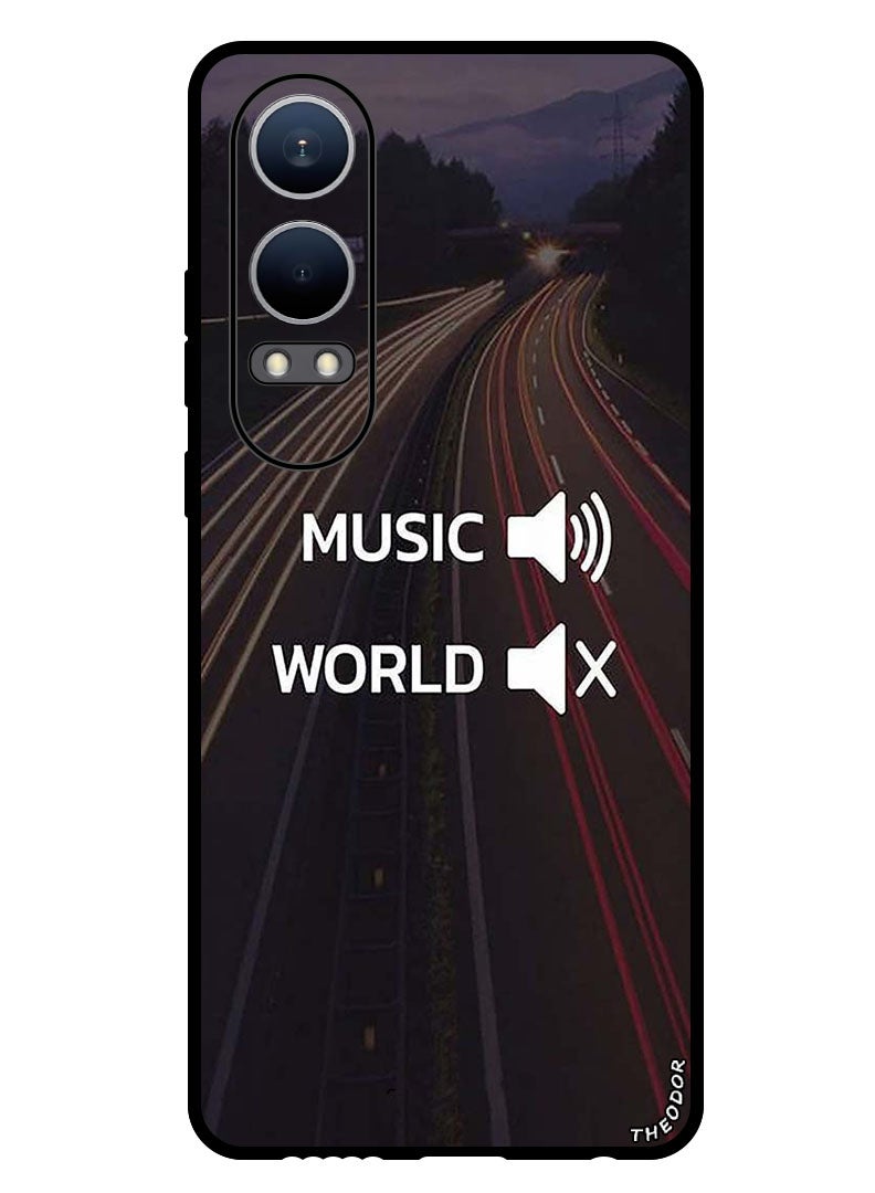 Protective Case Anti Scratch Shock Proof Bumper Cover For Oppo K12x (China) Music Word