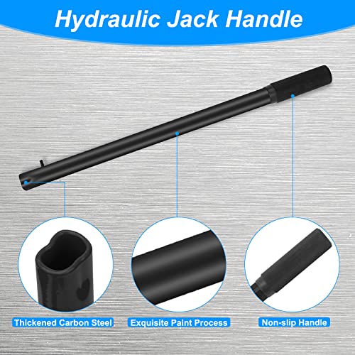 Anglekai Horizontal Hydraulic Jack Handle Replacement, AngleKai Hydraulic Floor Jack Handle Replacement for Car Accessories (Black) - Image 4