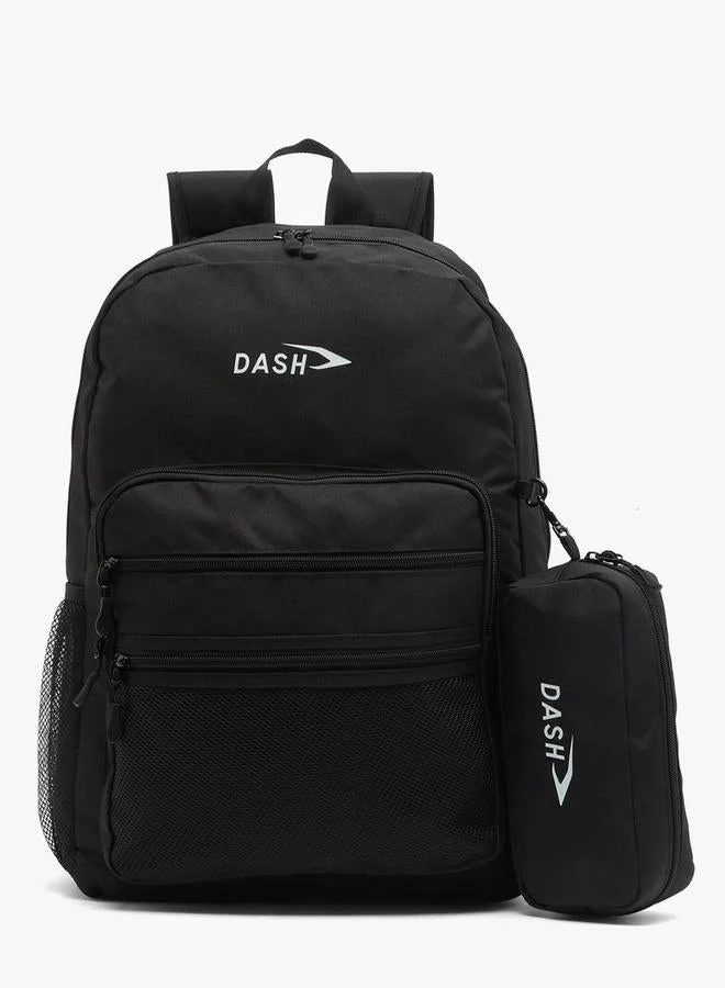 Dash Solid 2-Piece School Backpack Set For Kids 13 Years+ With Pencil Pouch