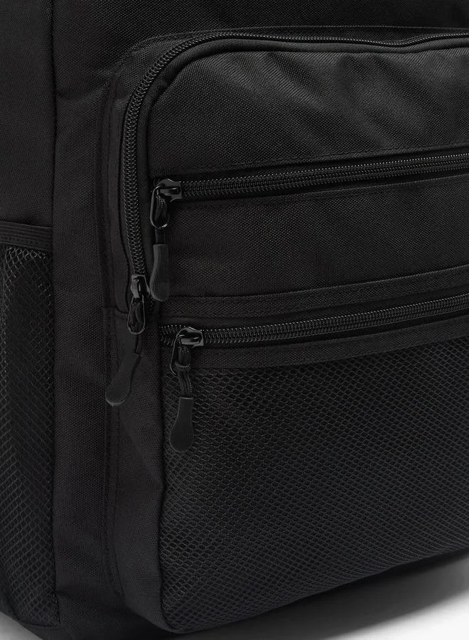 Dash BLACK Solid 2-Piece School Backpack Set For Kids 13 Years+ With Pencil Pouch  | Best Price UAE