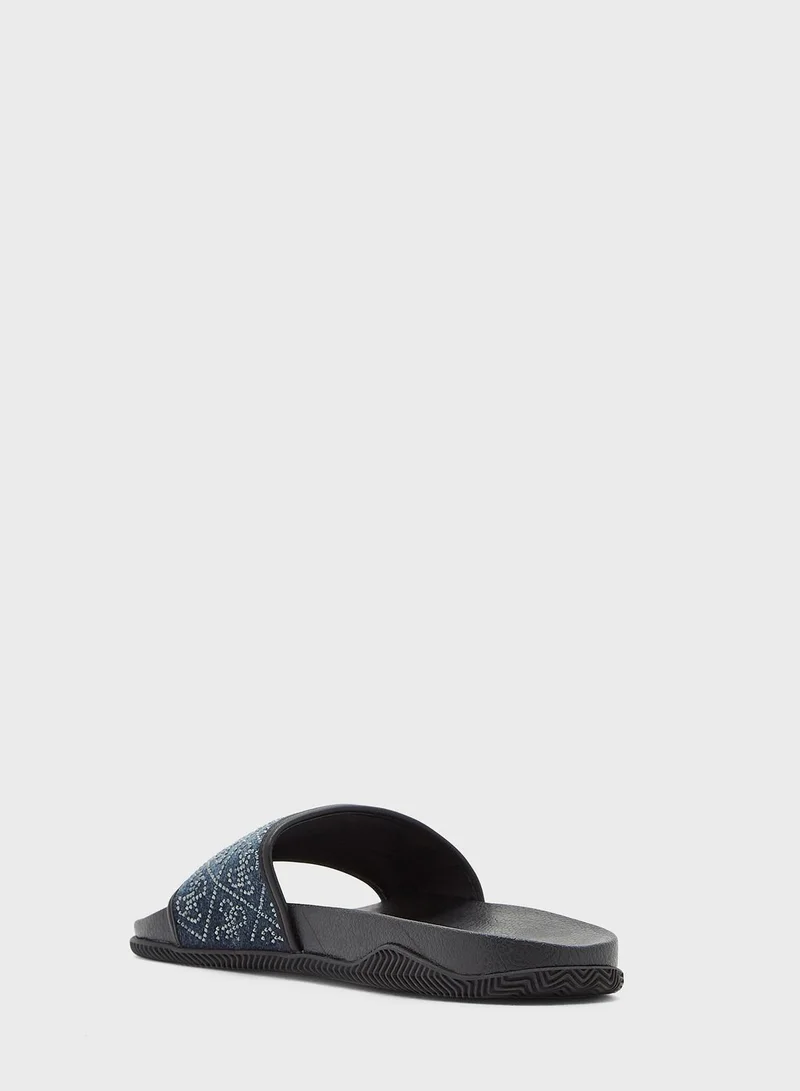 GUESS Rayce Studded Slides