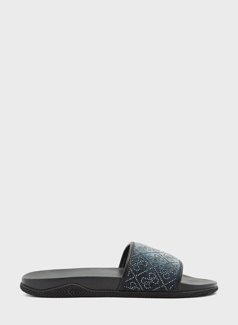 GUESS Rayce Studded Slides