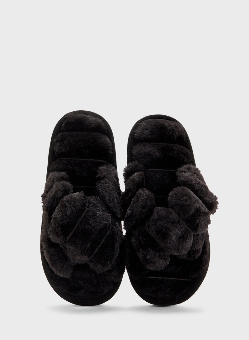 Ginger Crossover Strap Bedroom Slipper  - Image 4
