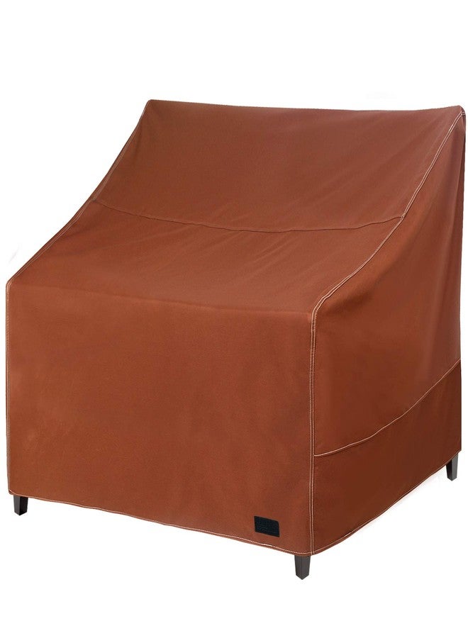 NettyPro Patio Loveseat Bench Cover 58 Inch, Waterproof 600D Heavy Duty Outdoor Furniture 2 Seater Sofa Cover, Brown - Image 1