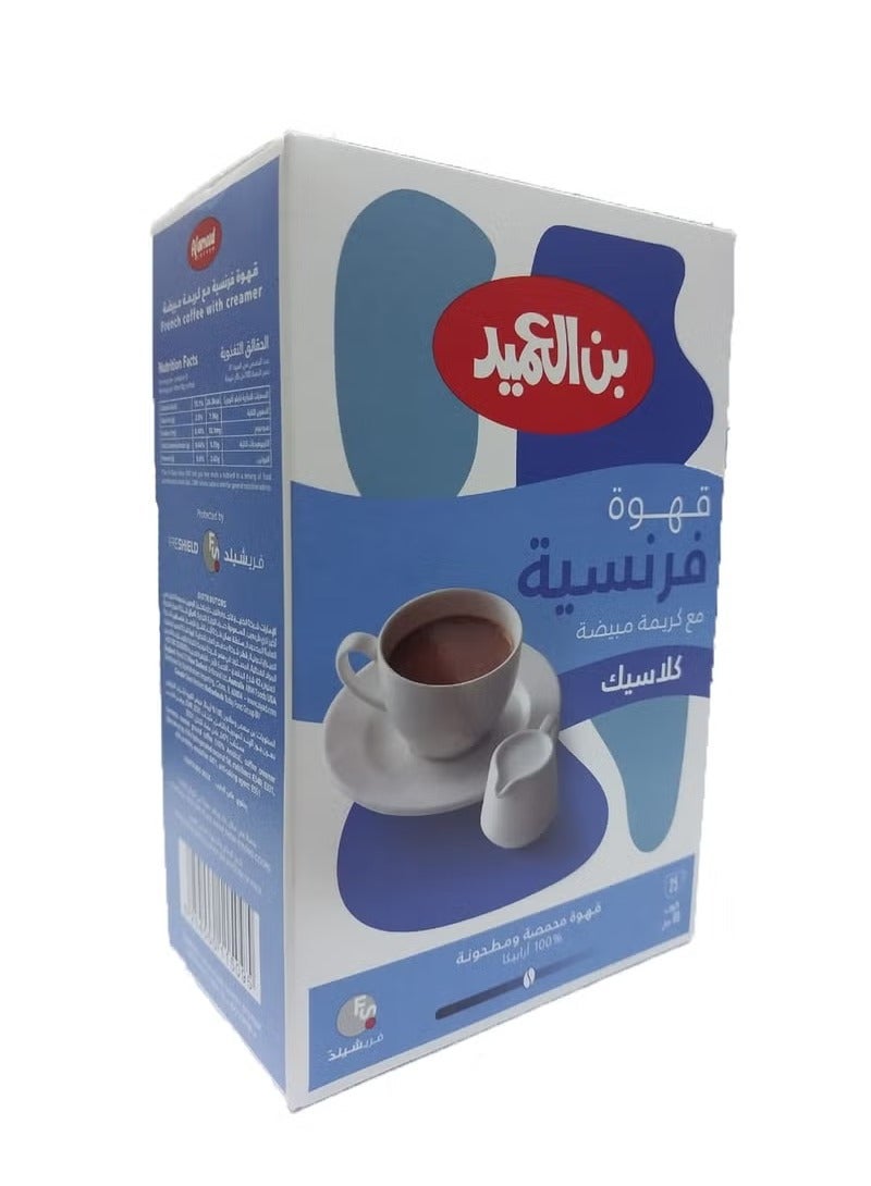 العميد قهوة فرنسية مع كريمة مبيضة كلاسيك 250 جرام