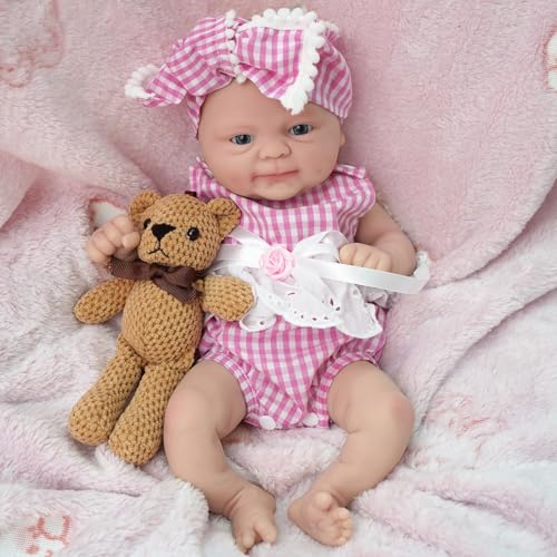Miaio Mire Mire 14 Reborn Baby Dolls Realistic Soft Silicone Newborn Baby Dolls Not Vinyl Dolls - Image 5