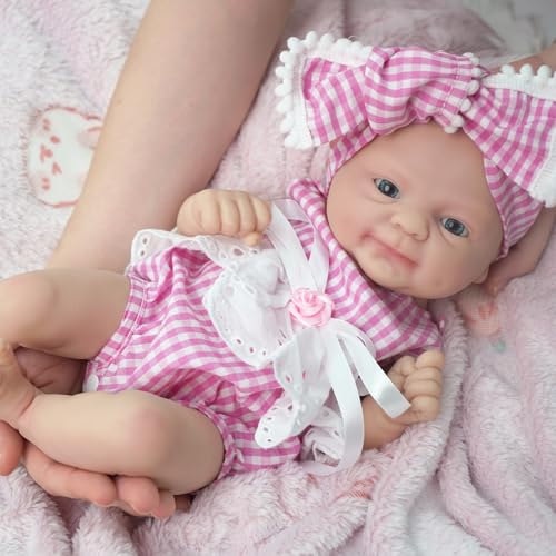 Miaio Mire Mire 14 Reborn Baby Dolls Realistic Soft Silicone Newborn Baby Dolls Not Vinyl Dolls - Image 1