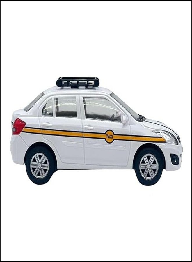 Funkartt Kid Dezir Taxi Toy with Pull-Back Action and Door Openable,Ola Uber Swift Model Cab Toy Car Multicolor - Image 2