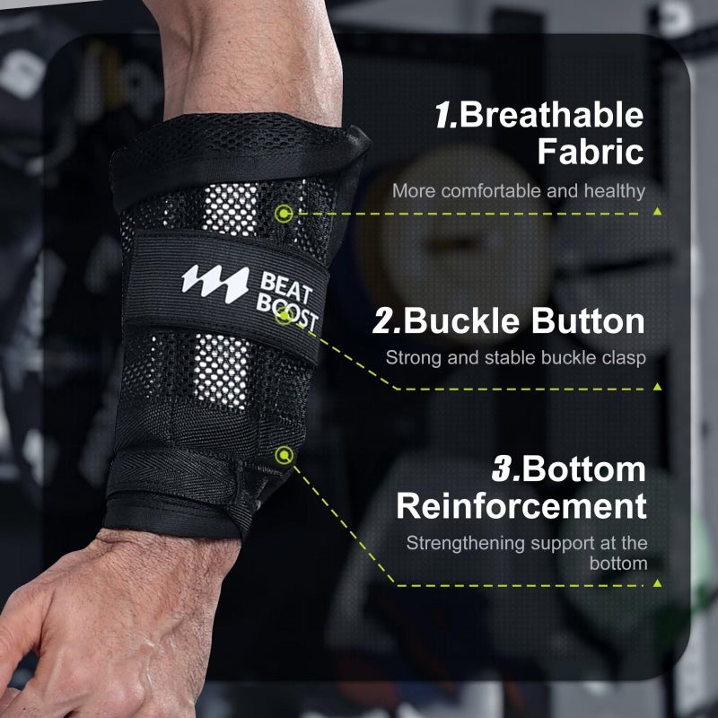 BeatBoost Ankle Wrist Weights 20lb Adjustable Leg Arm Weights for Men Walking Pilates Exercise Workout Gym Aerobics - Image 3