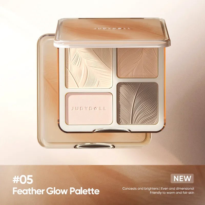 Judydoll 2 In 1 Highlighter Contour Palette 05 - Image 1